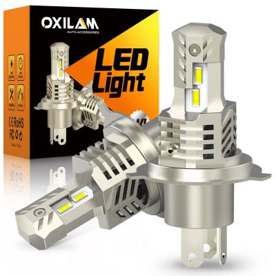 OXILAM 9003 H4 LED Headlight Bulb Canbus CSP Fanless Hi/Lo Beam for Lada KIA Audi Honda VW Toyota H4 LED Car Motorcycle Headlamp Bulbs  LEDs  HIDs