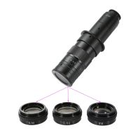 Industrial Video Microscope C-mount Lens 120X 180X 300X Magnifier 0.3X 0.5X 2X Increased Working Distance Objective Lens