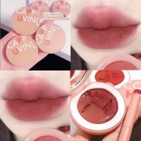 M280 Cappuvini Double Lip Mud ลิปสติก เนื้อแมตต์  2สี พร้อมกระจก กันน้ำ ติดทนนาน