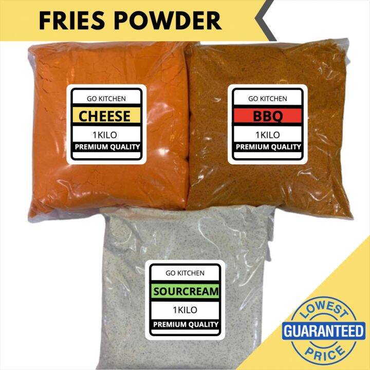 1kg Potato Corner Powder Flavoring Cheese Bbq Barbeque Sourcream French Fries Popcorn Powder 3756