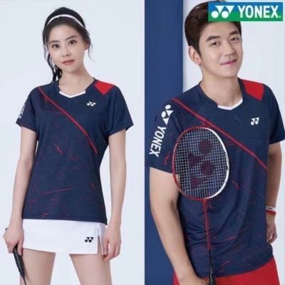 Yonex เสื้อยืด เสื้อกีฬาแบดมินตัน เทนนิส แบบแห้งเร็ว สไตล์เกาหลี