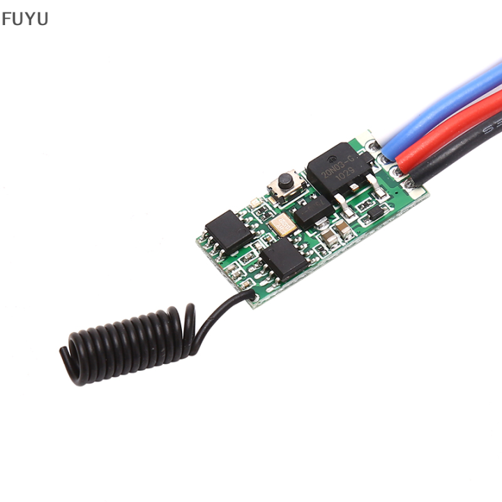 fuyu-รีเลย์รับสัญญาณขนาดเล็ก-dc-3-6v-24v-433mhz-rf-สวิตช์ควบคุมระยะไกลไร้สาย