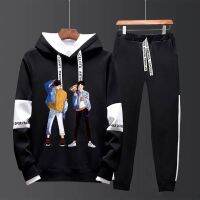 anime hoodie! 11 pakaian Naruto 10 pelajar sekolah rendah 13 kanak-kanak lelaki baju lengan panjang remaja berumur 15 tahun musim luruh dua helai baju 12