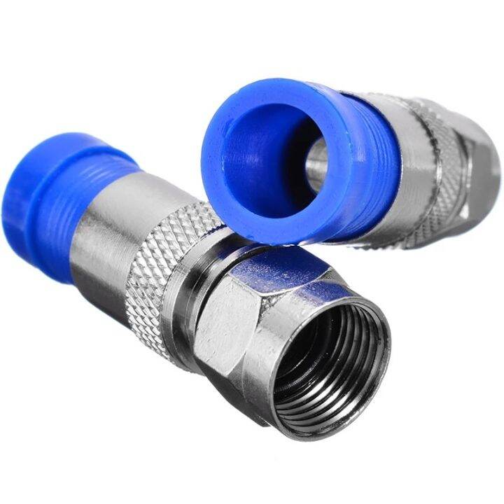 20pcs-rg6-compression-f-connector-waterproof-connection-compression-coax-cable-coaxial-squeeze-f-head-connect-connectors-watering-systems-garden-hoses