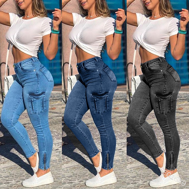 Deyk Slim Jeans blau Casual-Look Mode Jeans Slim Jeans 