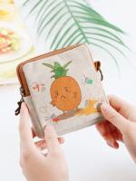 Coin Purse Womens Small Mini Coin Childrens Cute Canvas Thin Short Section Fabric Soft Niche 2022 New Wallet 【OCT】