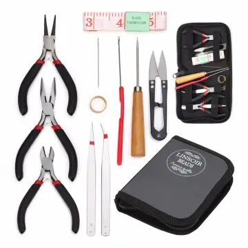 Beads and Jewellery Making Jewellery Tools and Equipment 12pcs/set Jewelry  Tools Jewelry Making Set Flat Nose Pliers Beading Needles Kit Fit DIY