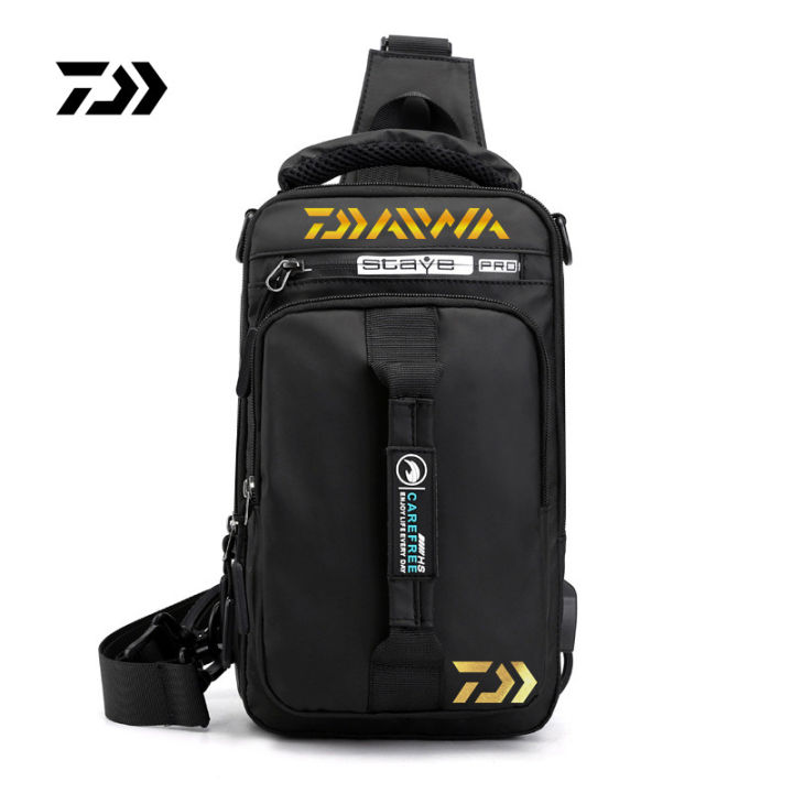 new-daiwa-men-women-single-shoulder-fishing-bags-waterproof-leisure-multi-function-backpacks-fishing-gear-kit-777