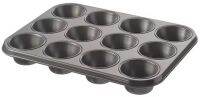 เฮมมาบัค ถาดอบมัฟฟิน, เทา 38x27 ซม. (HEMMABAK Muffin tin, grey 38x27 cm)