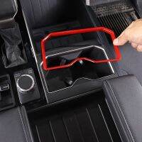 For Toyota 2022 2023 Car Front Row Center Control Water Cup Holder Cover Frame Trim Accessories, Red