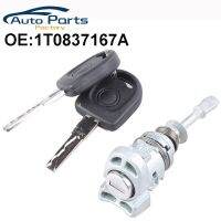 New Car Door Lock Barrel With Key For VW Volkswagen Touran Caddy 2003-2015 1T0837167A 1T0837168A