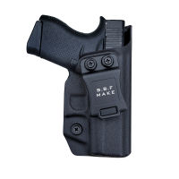 B.B.F Make Kydex IWB Holster For Glock 43 / Glock 43X (Gen 3 4 5) Holster Case - Glock 43 Holster IWB - Inside Waistband Carry Concealed Holster Glock 43 IWB Kydex Accessories