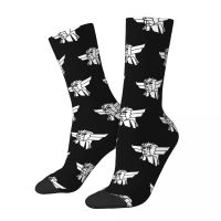 Hip-hop Goldorak UFO Robot Grendizer Basketball Socks Polyester Middle Tube Socks for Unisex Non-slip Socks Tights