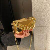 【YD】 Gold Metal Dinner Designer Shoulder Luxury Purses Pvc Crossbody 2022