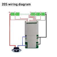 13วินาที14วินาที16วินาที17วินาที20วินาที40A BMS 18650 Li-Ion Lifepo4แบตเตอรี่ลิเธียมคณะกรรมการป้องกัน W สมดุลอุณหภูมิ NTC 48โวลต์60โวลต์72โวลต์เซลล์