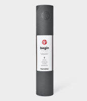 Manduka เสื่อโยคะ manduka รุ่น begin yoga mat 5mm - Steel Grey (68")