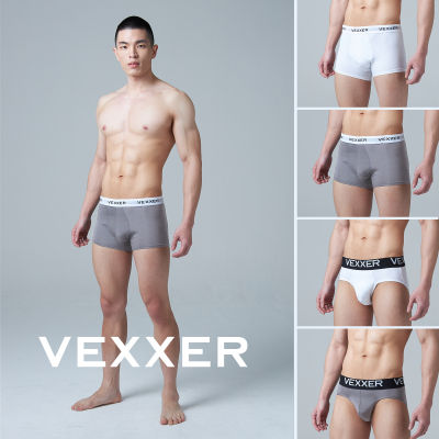 Vexxer Undewear Trunk X01 – สีเทา กางเกงใน ลดการเสียดสี ระบายอากาศได้ดี กางเกงในชาย กางเกงชั้นในชาย Boxer บ๊อกเซอร์
