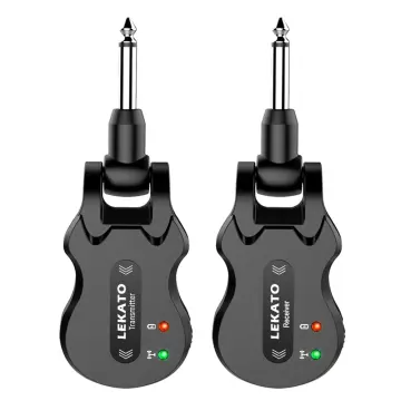 LEKATO WS-10 2.4G Rechargeable Wireless Guitar Bass Transmitter