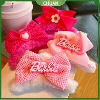 CHUAN สีทึบทึบ ตุ๊กตาบาร์บี้ผมกรงเล็บ สไตล์ตุ๊กตาบาร์บี้ แฟชั่นสำหรับผู้หญิง ตุ๊กตาฉลามคลิป สง่างามเรียบหรู คลิปหางม้า กิ๊บติดผมสีชมพู สำหรับผู้หญิง