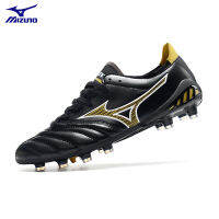 Mizuno MORELIA NEO IIIPRO Fustal Boots ถ้วยคลื่นคลาสสิก TF 39-45-สีดำ