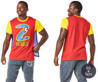 Zumba Heroes Costume Tee With Removable Cape (เสื้อยืดออกกำลังกายซุมบ้า)