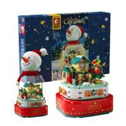 Lego music box Christmas snowman-200 details