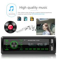 Car Multimedia Player Bluetooth Stereo Auto Radio Touch Screen MP3 Music Player With Colorful Light For Car Input Receiver