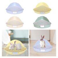 【YF】 Medium Rabbit Litter Box Bunnies Corner Toilet for Ferret Hamster Dragon Cat Guinea Pig Dutch Supplies