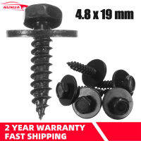 รถตนเองแตะ Tapper สกรูและเครื่องซักผ้า4.8X19 Mm สีดำ8Mm Hex Head Self Tapping TAPER สกรูสำหรับ BMW Repair สกรู