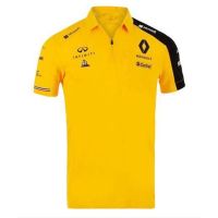 Summer New Style F1 Renault Racing Clothing T-Shirt Mens Quick-Drying Short-Sleeved polo Shirt Lapel Perspiration Motorcycle Culture