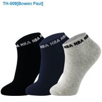 ❂㍿▦ NBA recreational boat socks men low help cotton short tube running summer basketball fitness absorb sweat breathable 3 pairs of socks loaded