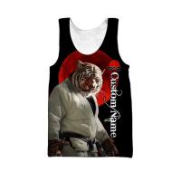 Tiger Animel 3D Print Tank Tops Men Women Summer Fashion Casual Sleeveless Shirts Hip Hop Streetwear Oversized Tops Men Clothing