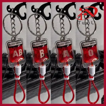 Blood discount bag keychain