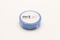 mt masking tape R blue (MT01P183R) / เทปตกแต่งวาชิ รุ่น R สี blue แบรนด์ mt masking tape ประเทศญี่ปุ่น