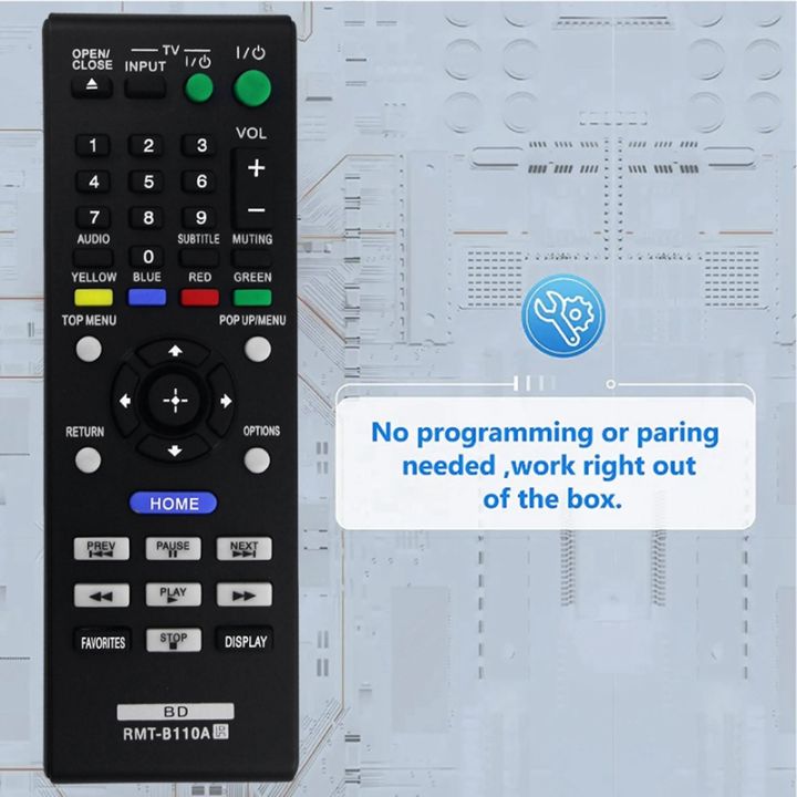 rmt-b110a-replace-remote-for-sony-blu-ray-disc-dvd-player-bdp-s580-bdp-s480-bdp-s280-bdp-s380-bdp-bx58-bdp-bx38-bdps280