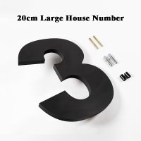 【LZ】☄  20cm Large Acrylic Floating House Numbers Big Outdoor Sign 8 Inch Door Plaque Number Villa House Hotel Office Number Digital 0-9