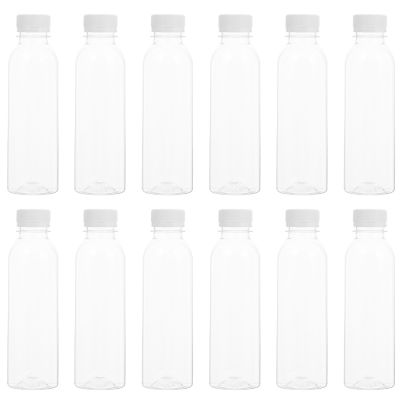 Bottle Bottles Juice Water Milk Empty Beverage Plastic Drink Yogurt Sports Camping Transparent Dispenser Coffee Leakproof Lids