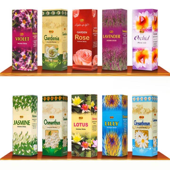 Floral India Stick Incense 16 Smells Natural Indian Incense Sticks