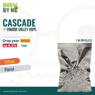 ฮอปส์ Cascade (US) PELLET HOPS (T90) โดย Yakima Valley Hops ทำเบียร์ homebrew