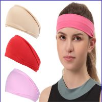 【cw】 Yoga Antiperspirant HairbandSports Hairband GymSweat Absorbing Elastic Headband Breathable Forehead Headwear 【hot】