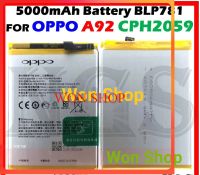 **แบตเตอรี่ OPPO A92 Battery 5000mah BLP781...