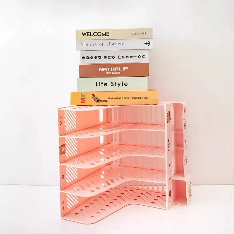 Kawaii Multifunctional Desk Organiser Stationery Holder Bookends – Hanarii