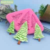 3hold DIY Christmas Tree Silicone Cake Mold For Baking Accessories Cake Decorating Tools Art Resin Molds Kitchen Baking Tools Bread Cake  Cookie Acces