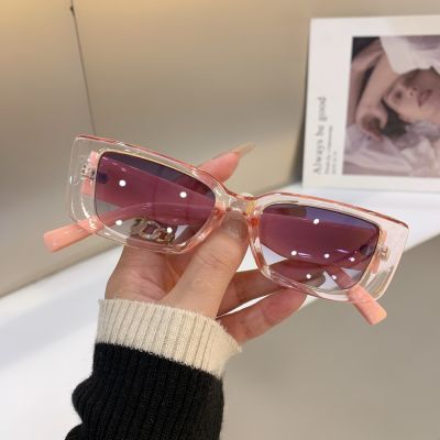 Hot Fashion Cool Square Frame Sunglasses Trendy Hip Hop Colorful Female Eyewear New Popular for Men Women Travelling Shades