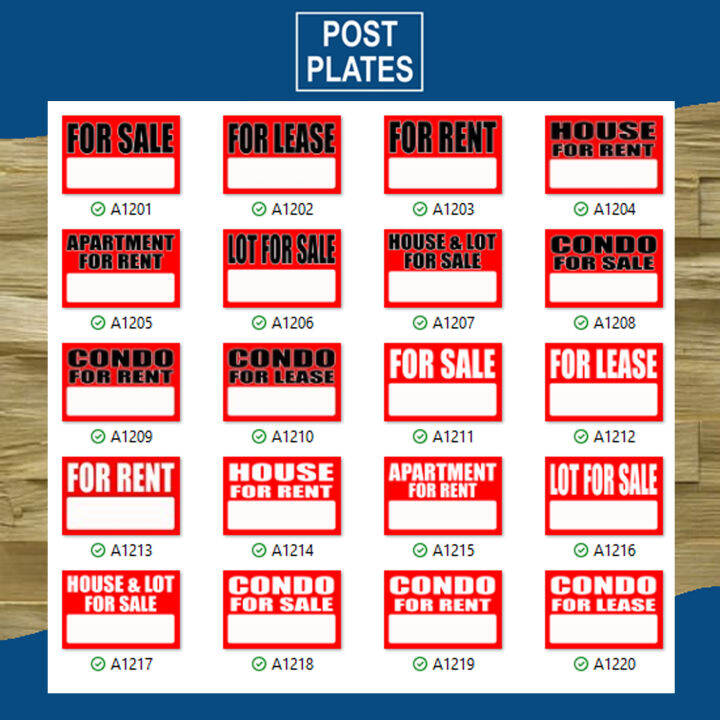 Signage 1201 1220 Aluminum Metal Plates Lazada PH signage-1201-1220-aluminum-metal-plates-lazada-ph