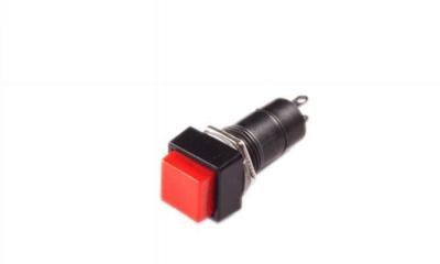 SPST Maintained switch (Square Long Red) - COSW-0401