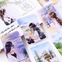 14pcs Kawaii Creative Cute Self-made Travel Girl Scrapbooking Stickers /decorative Sticker /DIY Craft Photo Albums