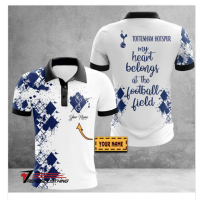 Premier League BIG6 Tottenham Hotspur high-quality 3D fully printed polo shirt with custom design (contact online for free customization)-NO.HGSJHHJUA4578S