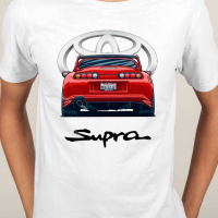 [ในสต็อก] เสื้อยืด Toyota Supra VW Scirocco โปโล Mitsubishi Lancer