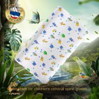 ✗✢✔ TAIHI Kids Natural Latex Pillow Orthopedic Cartoon Printing For Children Sleeping Pillows For 6-12 Years Old Safe Environmental